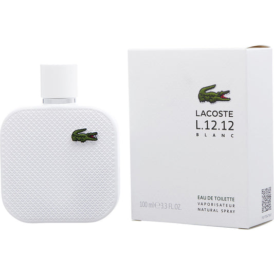 Lacoste L.12.12 White Blanc, Eau De Toilette Spray for Men