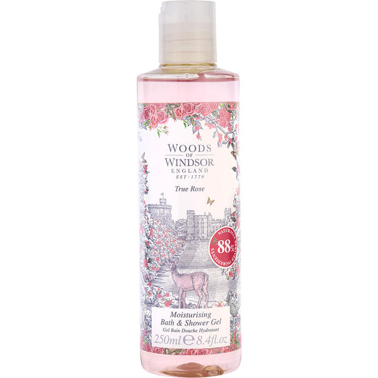 Woods Of Windsor True Rose, Moisturising Bath & Showe Gel for Women Unboxed