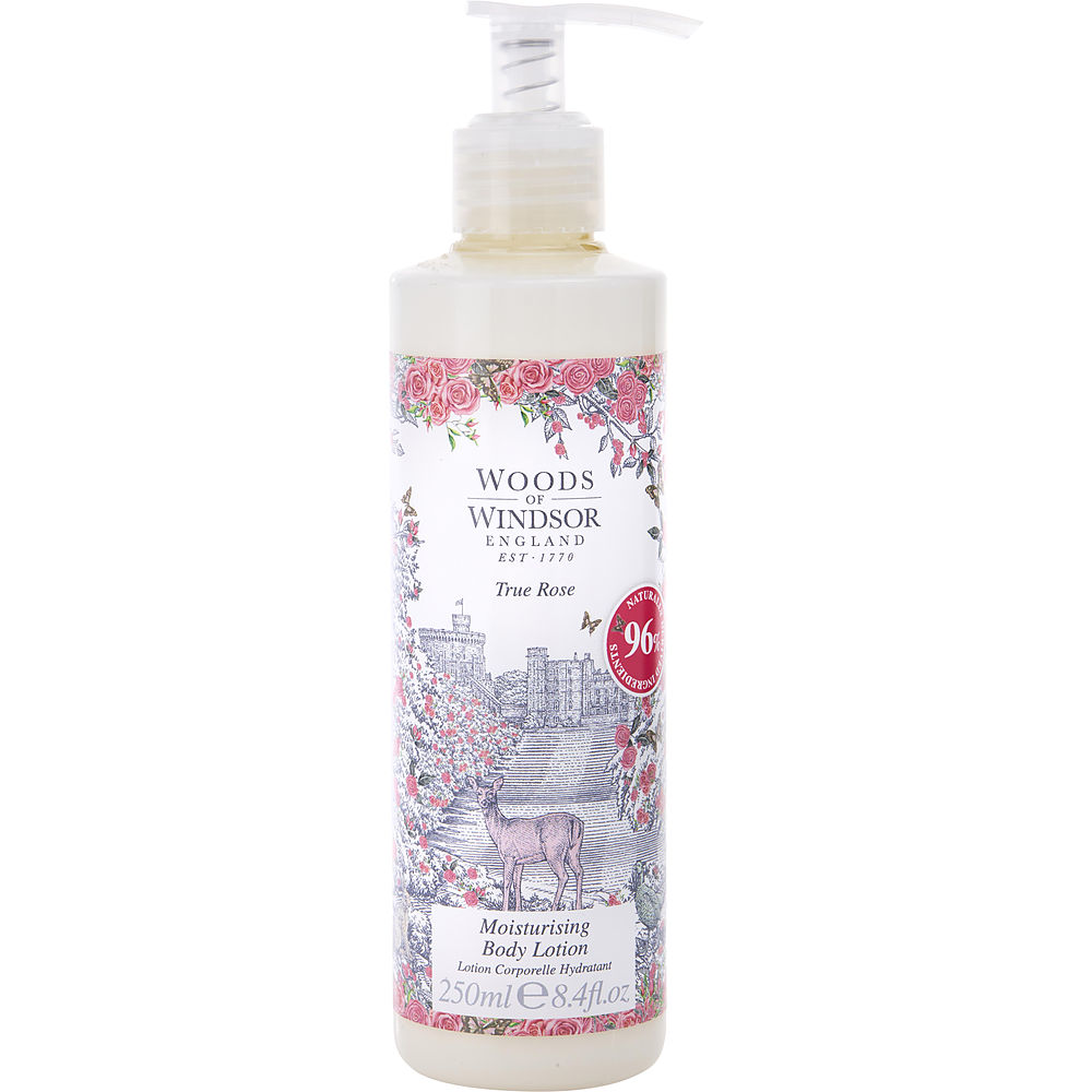 Woods Of Windsor True Rose, Moisturising Body Lotion for Women