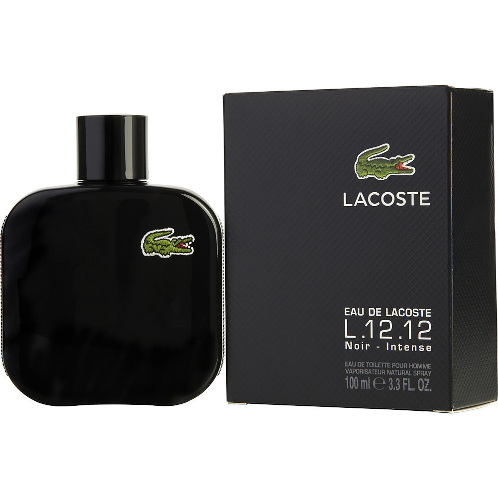 Lacoste L.12.12 Black Noir Intense, Eau De Toilette Spray for Men