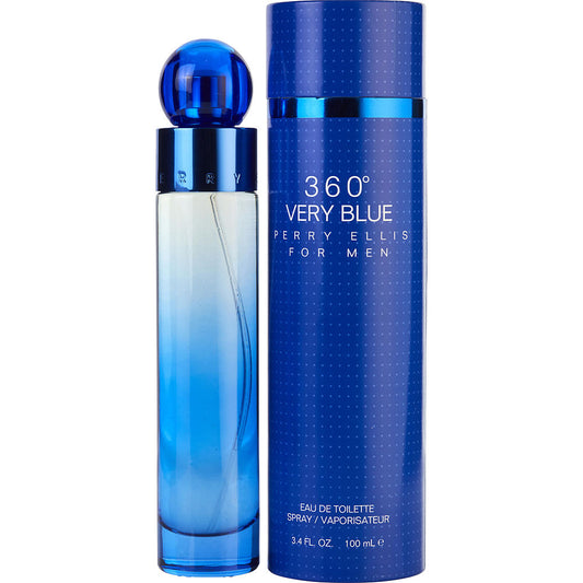 Perry Ellis 360 Very Blue, Eau De Toilette Spray for Men