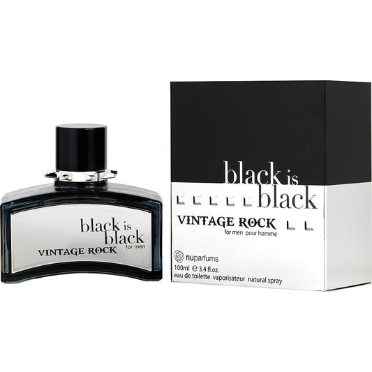 Black is Black Vintage Rock, Eau de Toilette Spray for Men