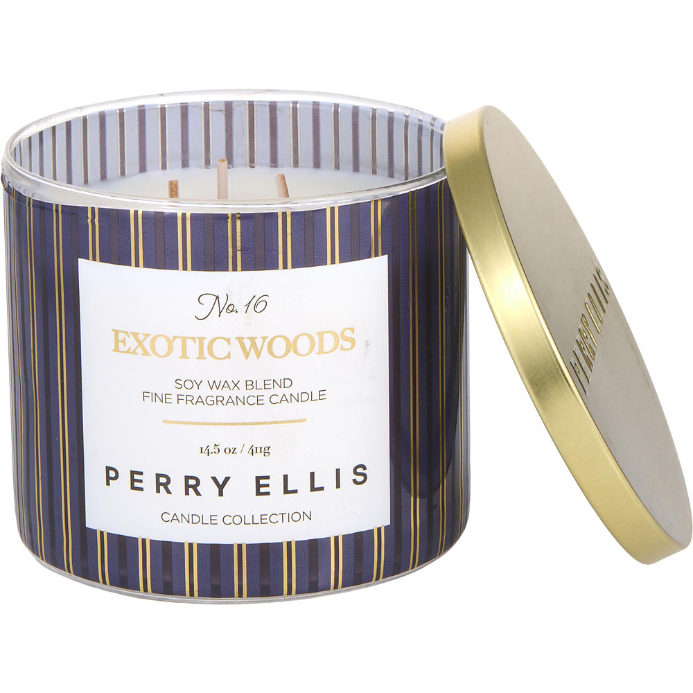 Perry Ellis 14.5 oz Soy Wax Blend 3 Wick Candle