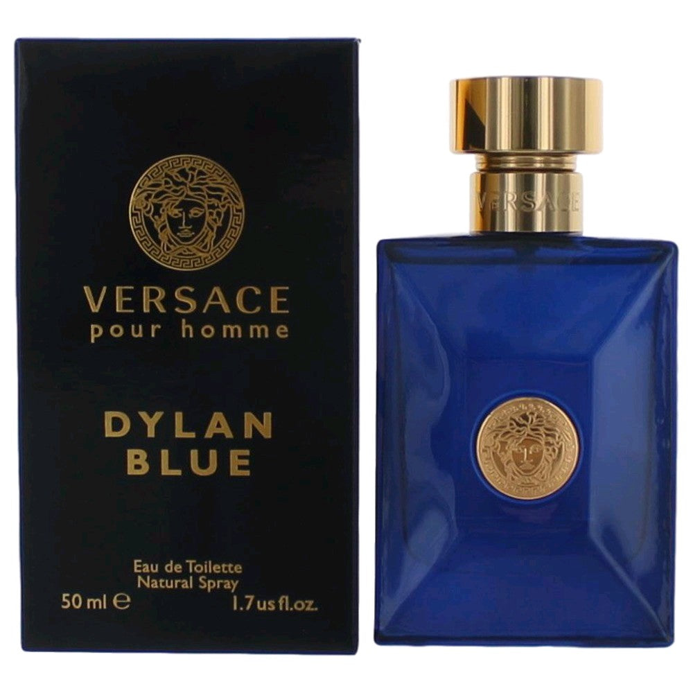 Versace Pour Homme Dylan Blue, Eau De Toilette Spray for Men