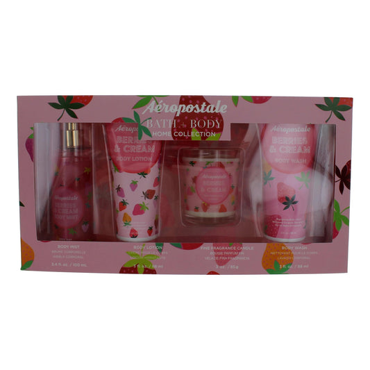 Aeropostale Bath+Body Home Collection, 4 Piece Gift Set