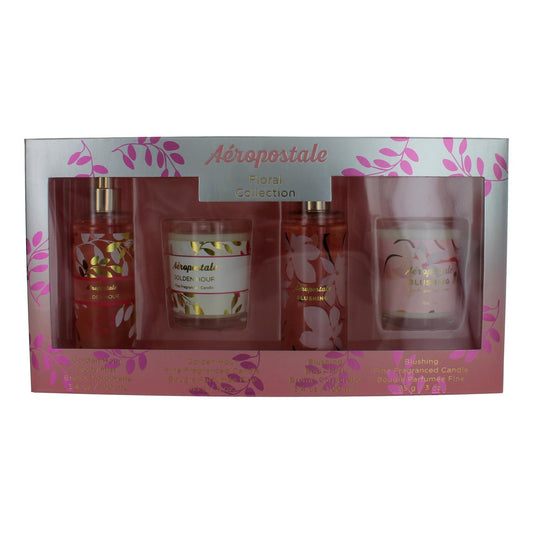 Aeropostale Floral Collection, 4 Piece Gift Set