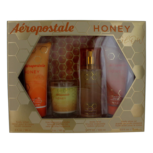 Aeropostale Honey Glow, 4 Piece Gift Set for Women