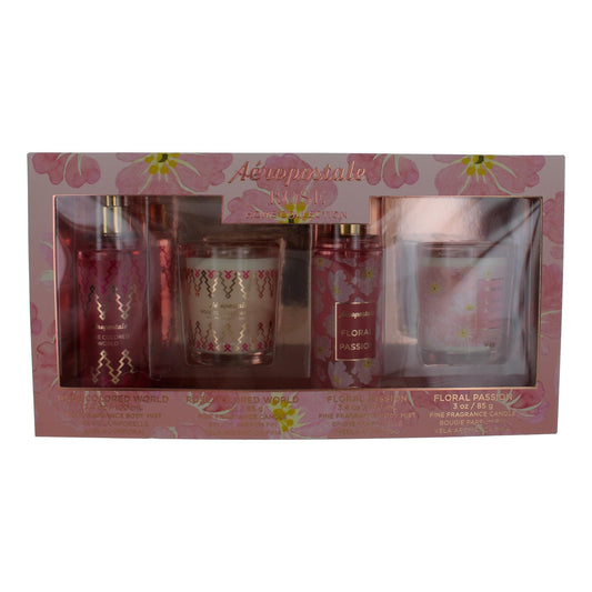 Aeropostale Rose Home Collection, 4 Piece Gift Set