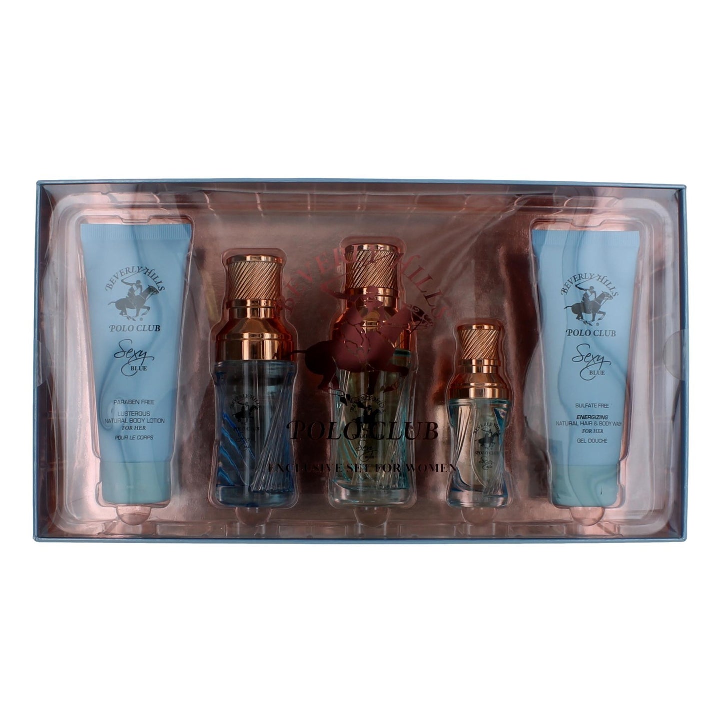 BHPC Sexy Blue, 5 Piece Gift Set for Women