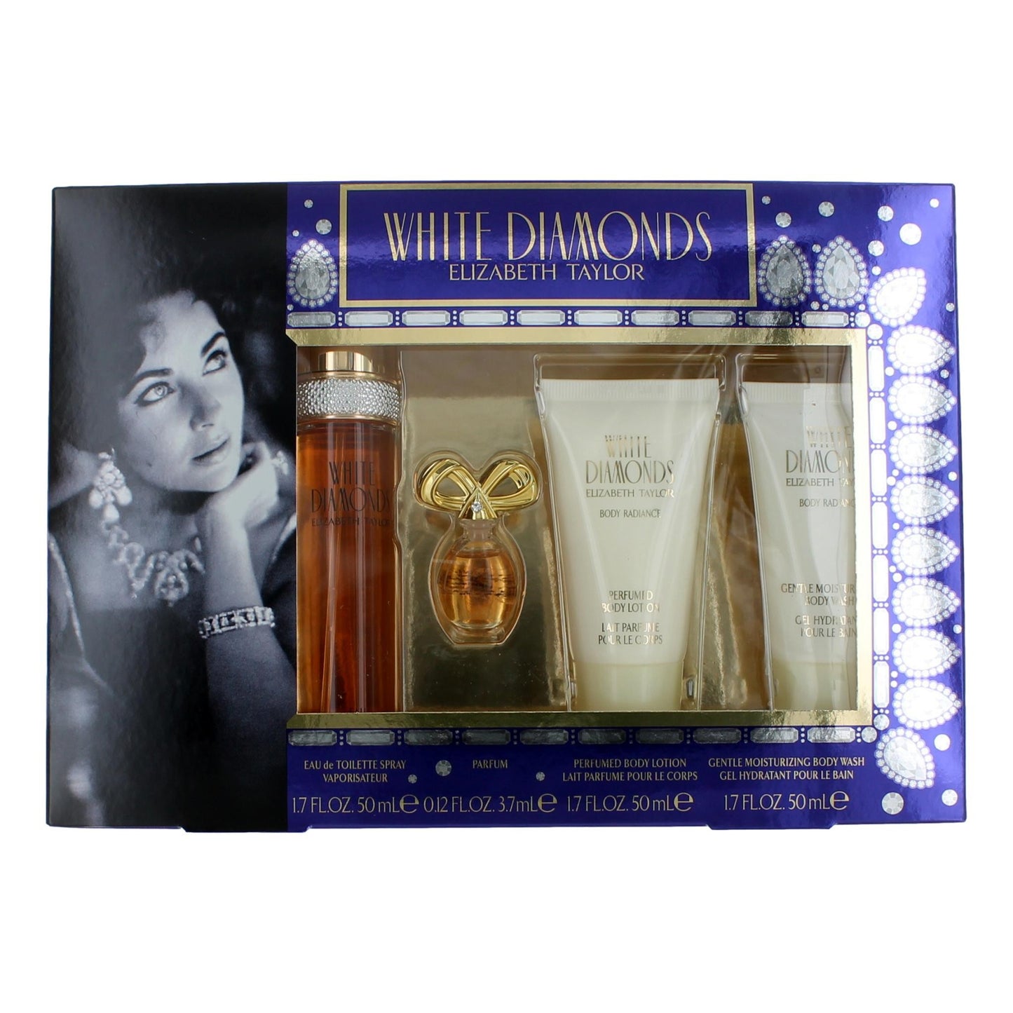 White Diamonds, 4 Piece Gift Set for Women (With )