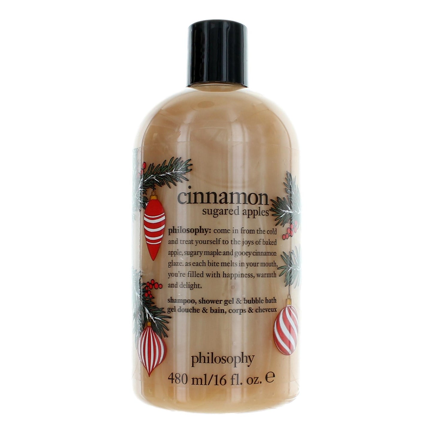 Cinnamon Sugared Apples, Shampoo, Shower Gel, and Bubble Bath for Women